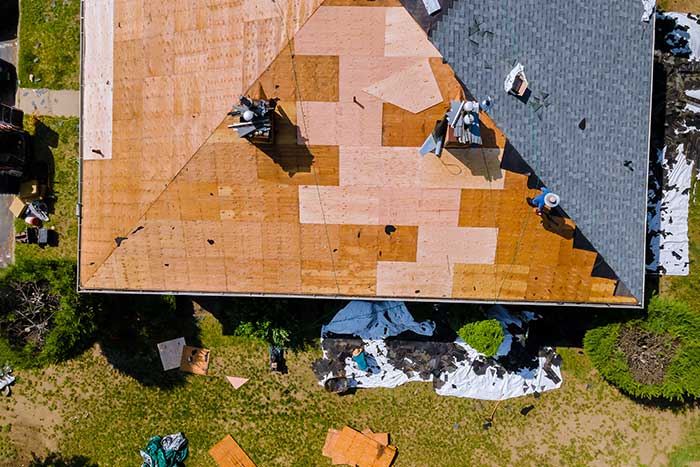 Storm Damage Roof Restoration